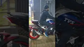Rtr 310 Delivery Day Blue colours 💙#automobile #modified #rider #viral #rtr310
