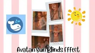 Tutorial Edit Foto Sun Blinds Effect Di Aplikasi Avatan