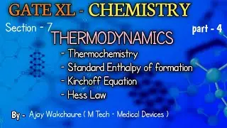 THERMODYNAMICS | GATE XL -CHEMISTRY | #lifescience #gatexl 