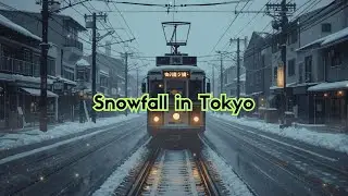 Snowfall in Tokyo ❄️ Citypop Lofi Mix for Deep Focus, Study & Work 🌙