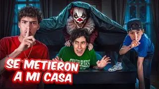 UN PAYASO DE LA DEEP WEB SE METIO A MI CASA 😱  BROMA A LEO STUDY 🤣