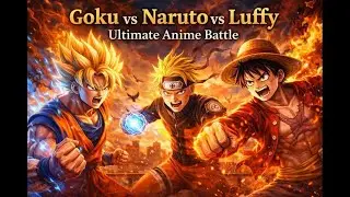 Goku vs Naruto vs Luffy 🔥 Ultimate Anime Battle