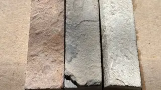 Slate bars cleaning | Soft slate bars cleaning video | One side dry One side wet slate bars cleaning