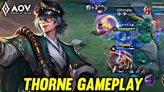 AOV : THORNE GAMEPLAY | IN ABYSSAL LANE - ARENA OF VALOR LIENQUANMOBILE ROV