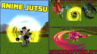 Anime Jutsu Addon DLC For Minecraft PE/Bedrock 1.21