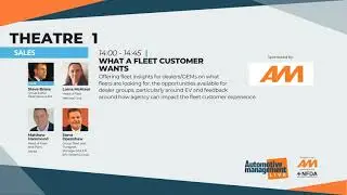 What a fleet customer wants