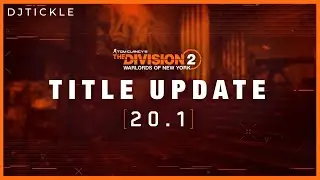 TU 20.1 TOMORROW!  #TheDivision2