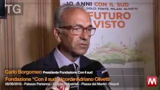TG 08/09/2016 Carlo Borgomeo