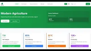 🚜 KrishiAI &ndash; Smart Farming Website | Soil Analysis, Weather Forecast, ML Features & More 🌾