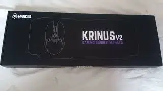Teclado e mouse Mancer krinus V2 rainbow 6400PI ABNT2 Preto MCR-KRS2-RBW01