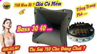 LOA TREBLE 750 NEO BI, TREP 750 TỪ NEO GI&Aacute; MỀM M&Agrave; RẤT HAY