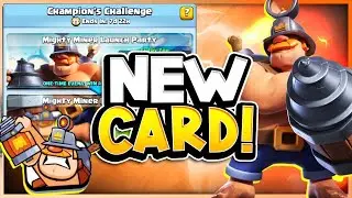 TESTING the NEW MIGHTY MINER CHAMPION! - CLASH ROYALE
