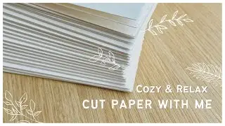 Trimming Paper sounds and music, relaxing, sleeping