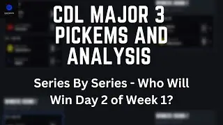 Expert Analyst's Picks for CDL Stage 3 Day 2: Unleashing Winning Strategies from a Top 25 finish!
