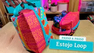 Como Fazer Estojo Box com 4 Z&iacute;peres | Projeto F&aacute;cil de Costura Criativa para Vender