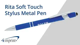 Rita Soft Touch Stylus Metal Pen from 4imprint