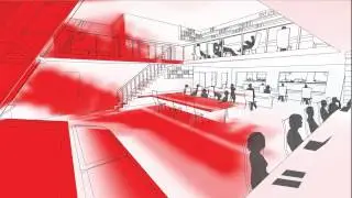New York CoWorking Space Thermal Render