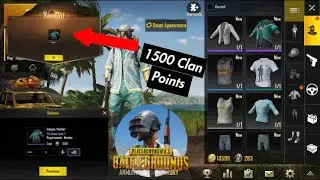 PUBG Mobile | Custom Clan Outfit for 1500 Clan Points!