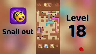 Snail Out Level 18 Walkthrough 🐌 | Easy Puzzle Solution | Solutionguruji