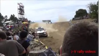 K.BURGER big jump / crash !! Mickey's jump wrc Sardinia 2017