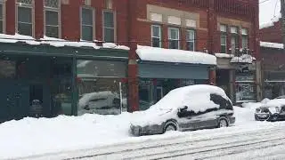 Snow in Ashtabula, Ohio 12-30-17