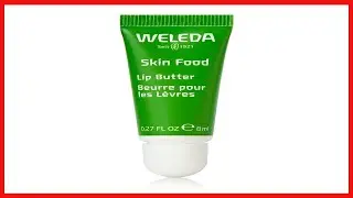Weleda Skin Food Lip Butter, 0.27 Ounce, Plant Rich Moisturizing Lip Care with Sunflower Seed Oil