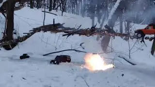 На трофи слёт приехал танк и взорвал трофи трак... 😵🔥💥