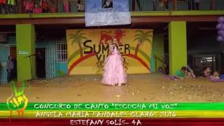Escucha Mi Voz AMPC 2016 - Presentaci&oacute;n de Estefany Solis - 4A