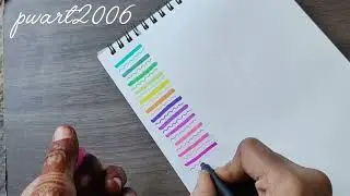Meesho Dual Tip Brush Pen Review ❤️ Thank You Meesho 🥰#art#artist#meesho#brush#brushpen##painting 