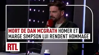 Homer et Marge Simpson rendent hommage au sc&eacute;nariste Dan McGrath