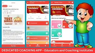 Custom App Development for Educators and Coaching Institutes - Best Application for Online Classes