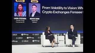 Nenter Chow at GLOBAL BLOCKCHAIN SHOW - From Volatility To Vision What Crypto Exchange Foresee