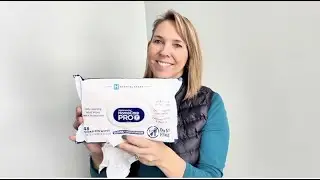 Homecare Pro Oversized Adult Cleansing Wipes -  can warm up in microwave! #ad