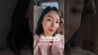 Revlon Superlustrous Glass Shine - Shade Glossed up rose ! #reviewlipstick #revlonsuperlustrous