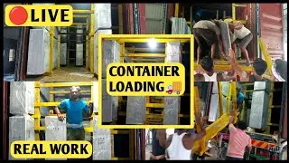 Live Container Loading Process | Real Loading Process From Factory | Export Quality Granite | 