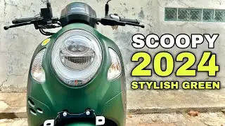 HONDA SCOOPY 2024 STYLISH GREEN
