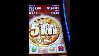 1ST SPIN HUGE WIN! BUFFALO GRAND Free Spin / Progressive win Aristocrat