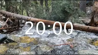 20 Minute River Timer in 4K - LoFi Classroom Countdown Timer