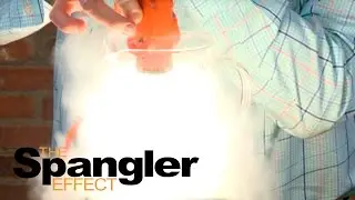 Light bulb in Liquid Nitrogen - The Spangler Effect