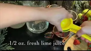 Strawberry Moscow Mule Cocktail