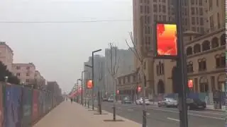 Huidu Controller for LED Smart Pole Multi-screen Synchronization Solution
