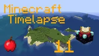 Enchanting Table! - Minecraft - Timelapse - Survival Island 2 - Part 11