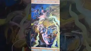 🖼✨️ A Special Expressive Piece ❤️ #expressionism #artfromtheheart #acrylicpainting