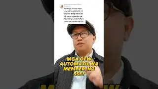 🔴 MGA OFW AUTOMATIC NA MEMBER NG SSS? #sss