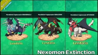 Nexomon Extinction (PS4)#EXTRA2: Drag&otilde;es Maiores KRAINNULL, GRALOON e WYVERNE