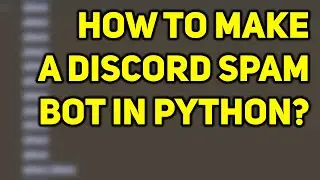 How to make a Discord spam bot with python? #shorts