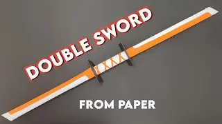 Origami Samurai Double Sword || Crafting the Legendary Samurai Double Sword from A4 Paper