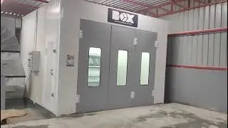 Car spray Paint Booth Box Automotive equipments #paintbooth #spraybooth