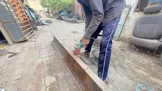 Truck CHassis CUTTING WITH SIMPLE TOOLS