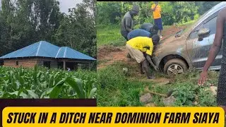 Stuck Honda Stream? How to Extract Your Car with ONLY Muscle / Build a 2 bedroom in Siaya